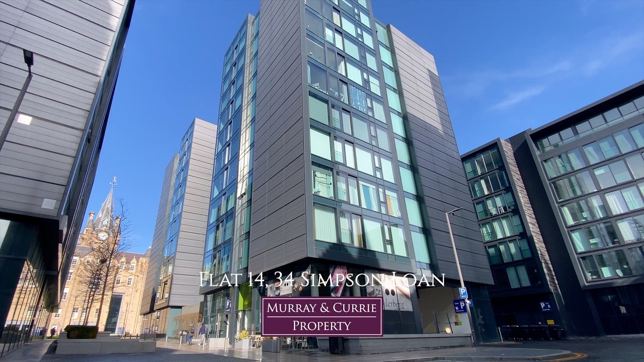 SCENEINVIDEO   Flat 14, 34 Simpson Loan, Edinburgh, Midlothian, EH3 9GF